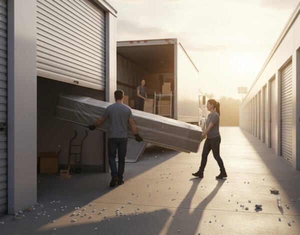 Moving out from storage unit