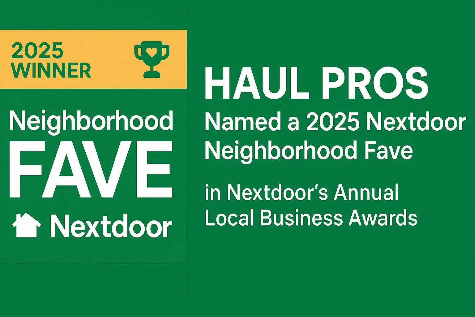2025 Nextdoor Neighborhood Fave