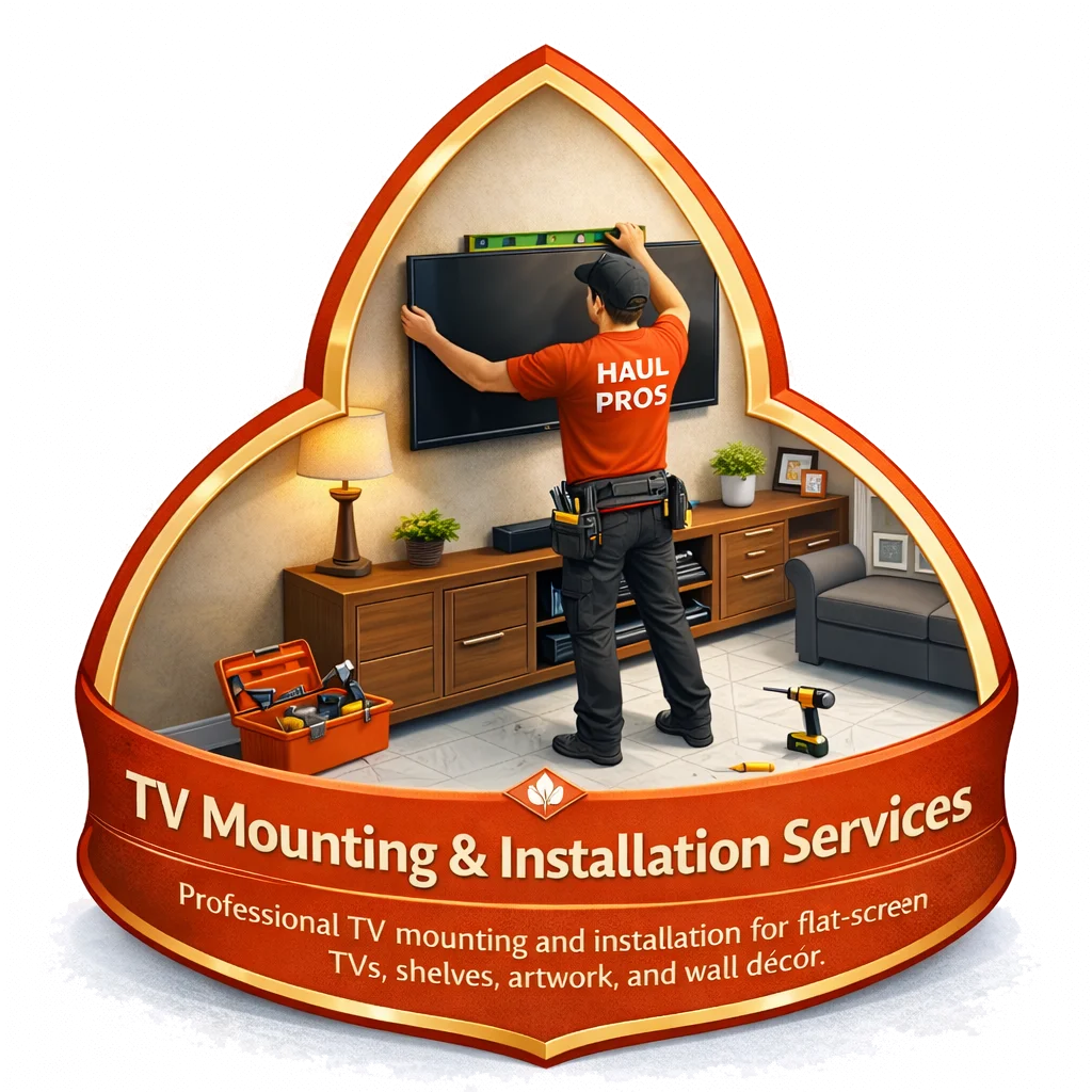Professional TV mounting and wall décor installation services